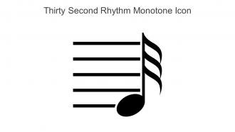 Thirty Second Rhythm Monotone Icon In Powerpoint Pptx Png And Editable Eps Format