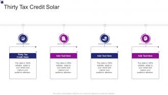 Thirty Tax Credit Solar In Powerpoint And Google Slides Cpb