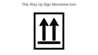 This Way Up Sign Monotone Icon In Powerpoint Pptx Png And Editable Eps Format