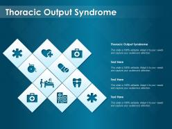 Thoracic output syndrome ppt powerpoint presentation outline design ideas