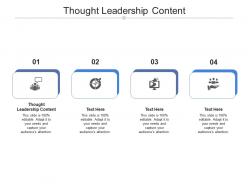 Thought leadership content ppt powerpoint presentation ideas example cpb
