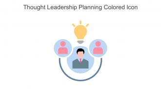 Thought Leadership Planning Colored Icon In Powerpoint Pptx Png And Editable Eps Format