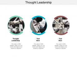 Thought leadership ppt powerpoint presentation inspiration cpb