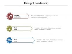 Thought leadership ppt powerpoint presentation layouts objects cpb