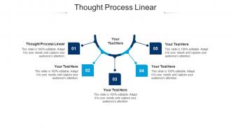 Thought process linear ppt powerpoint presentation icon infographics cpb