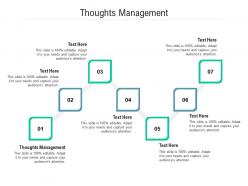 Thoughts management ppt powerpoint presentation ideas styles cpb
