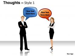 Thoughts style 1 powerpoint presentation slides