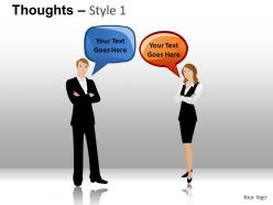 Thoughts style 1 powerpoint presentation slides db