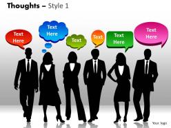 5981314 style variety 3 thoughts 1 piece powerpoint presentation diagram infographic slide