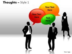 76147041 style variety 3 thoughts 1 piece powerpoint presentation diagram infographic slide