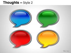 Thoughts style 2 powerpoint presentation slides