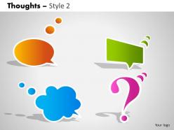 Thoughts style 2 ppt 4