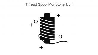 Thread Spool Monotone Icon In Powerpoint Pptx Png And Editable Eps Format