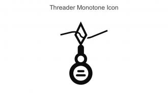 Threader Monotone Icon In Powerpoint Pptx Png And Editable Eps Format