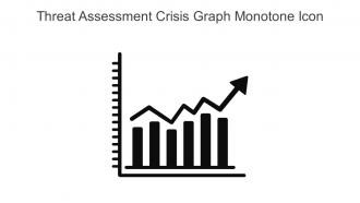 Threat Assessment Crisis Graph Monotone Icon In Powerpoint Pptx Png And Editable Eps Format
