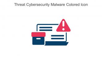 Threat Cybersecurity Malware Colored Icon In Powerpoint Pptx Png And Editable Eps Format