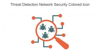 Threat Detection Network Security Colored Icon In Powerpoint Pptx Png And Editable Eps Format