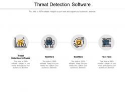 Threat detection software ppt powerpoint presentation gallery grid cpb