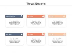 Threat entrants ppt powerpoint presentation styles portrait cpb