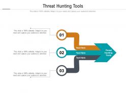 Threat hunting tools ppt powerpoint presentation inspiration layout ideas cpb