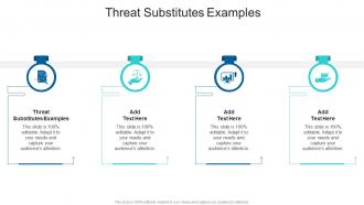 Threat Substitutes Examples In Powerpoint And Google Slides Cpb