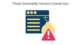 Threat Vulnerability Intrusion Colored Icon In Powerpoint Pptx Png And Editable Eps Format