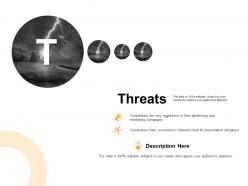 Threats competitors ppt powerpoint presentation ideas information