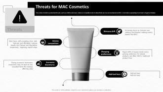 Threats For MAC Cosmetics
