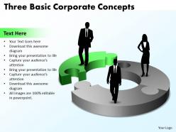 Three  basic corporat  concepts of world business powerpoint templates ppt presentation slides 812
