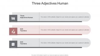 Three Adjectives Human In Powerpoint And Google Slides Cpb