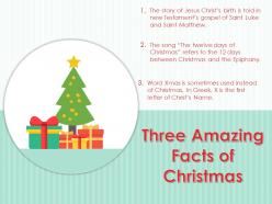 Three amazing facts of christmas