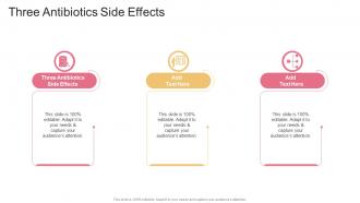 Three Antibiotics Side Effects In Powerpoint And Google Slides Cpb