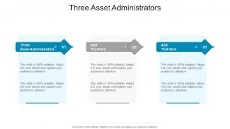 Three Asset Administrators In Powerpoint And Google Slides Cpb