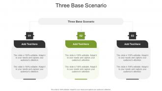 Three Base Scenario In Powerpoint And Google Slides Cpb