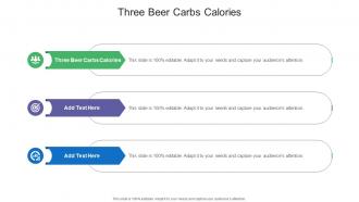 Three Beer Carbs Calories In Powerpoint And Google Slides Cpb