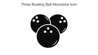 Three Bowling Ball Monotone Icon In Powerpoint Pptx Png And Editable Eps Format