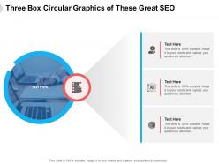 Three box circular graphics of these great seo infographic template