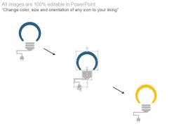 24401928 style variety 3 idea-bulb 3 piece powerpoint presentation diagram infographic slide