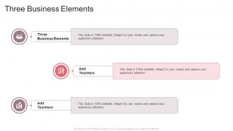 Three Business Elements In Powerpoint And Google Slides Cpb