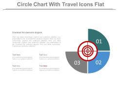 Three circle for taregt analysis diagram powerpoint slides