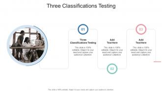 Three Classifications Testing In Powerpoint And Google Slides Cpb
