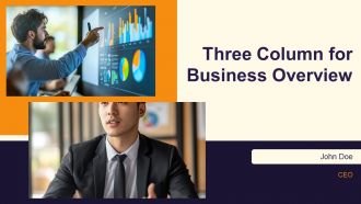 Three Column For Business PPT Guidelines AT
