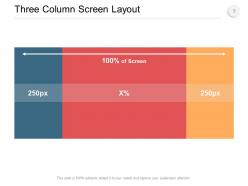 Three Column Layout Content Widget Primary Secondary Desktop Tie