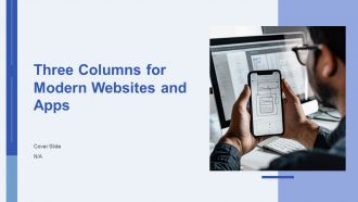 Three Columns For Modern Websites And Apps PPT Graphics AT