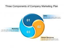 Three Components Of Company Marketing Plan