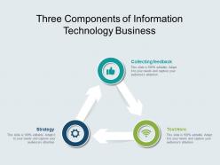 Three components of information technology business