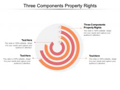 Three components property rights ppt powerpoint presentation show deck cpb