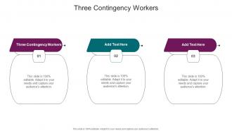 Three Contingency Workers In Powerpoint And Google Slides Cpb