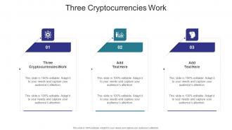 Three Cryptocurrencies Work In Powerpoint And Google Slides Cpb
