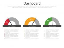 20612682 style essentials 2 dashboard 3 piece powerpoint presentation diagram infographic slide